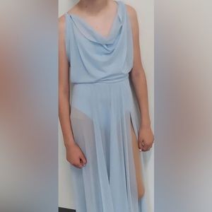 Light blue dance costume